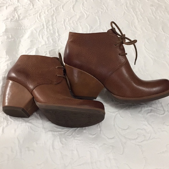 KorkEase Shoes Korks Leather Laceup Ankle Booties Poshmark